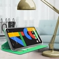 thumbnail image 4 of for Google Pixel 4A (NOT FIT Pixel 4A 5G) Wallet Case Phone Case Hybrid 2-Tone Wallet Kick stand Card Pocket Pouch Screen Flip Cover (Teal), 4 of 4