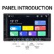 thumbnail image 2 of Sidaley Reproductor de vídeo MP5 para coche de doble DIN, compatible con Bluetooth, 5,0, 7 pantallas, Radio, accesorio Multimedia para automóvil Combinaciones de reproductor de DVD/TV para coche Sidaley VI015364-00B, 2 of 6