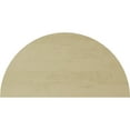 thumbnail image 4 of Ekena Millwork 36"W x 18"H Timberthane Sandblasted Half Round Faux Wood Non-Functional Gable Vent, Primed Tan, 4 of 5