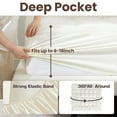 thumbnail image 6 of Soulgenix Mattress Topper King, Cotton Mattress Pad, Ultra Soft 400TC Pad, Mattress Protector with 8-21” Deep Pocket for Back Pain and Deep Sleep, 6 of 12