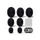 thumbnail image 1 of Donas para Chongo Mágico Espuma Con Broche De Cabello Peinados 7 Pzs negro, 1 of 3