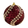 thumbnail image 2 of Hogar y cocina, Decoración del hogar, Decoración navideña, Adornos colgantes flocados, Decoración para árbol de Navidad, Adornos colgantes pequeños para decoración de ventanas navideñas, Bolas navideñ, 2 of 6
