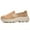 Beige, variant on Women's Platform Slip-On Loafers Fashion Casual Walking Shoe Comfortable Soft Suede Non-Slip Sneakers Heightening Shoes for Women
