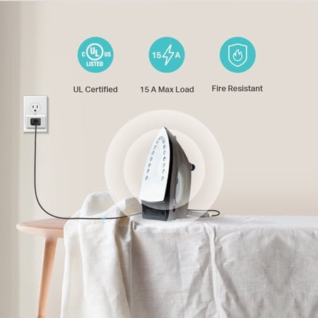 TP-Link Kasa Smart EP10P4, Kasa Smart Plug Mini 15A, 4-Pack