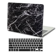 thumbnail image 4 of KSK KAISHEK Hard Case Compatible New MacBook Air 13" with Retina Display USB Type-C + Black Keyboard Cover Model: A1932 A2179 A2337 m1 (Marble 70), 4 of 5