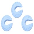 thumbnail image 1 of Miangastore Door Deadbolt Fixation 3Pcs Sky-Blue Silicone 4X2.8In, 1 of 9