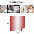 thumbnail image 4 of Red Ombre Cloth Napkins, Red White Gradient Modern Abstract Art Washable and Reusable Dinner Napkins Set of 4, Table Napkin for Kitchen Party Birthday Wedding Hotel Housewarming 20"x20", 4 of 8