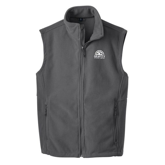 Gravity Outdoor Co. Travel Fleece Vest, Grey 3XL
