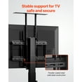 thumbnail image 4 of Soporte de TV motorizado VEVOR, soporte de montaje de elevación de TV ajustable con carga máxima de 132 lb, soporte de TV electrico vertical con control remoto, para televisores de 32 a 55 pulgadas, 4 of 9