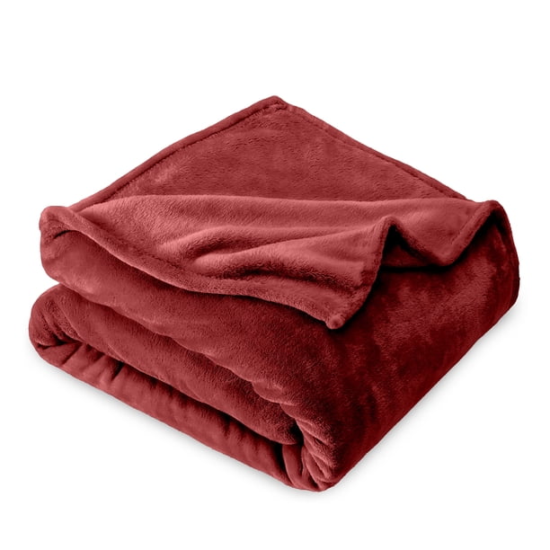 Bare Home Manta de Felpa de Microfibra 300 G/M², Suave y Afelpada, Tamaño King, Color Palo de Rosa