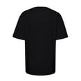 thumbnail image 4 of Women Blouses Rayon Shirt Laye Blouses for Women under 10 Violet Tops Ladies Tops And for Fall And Winter V Long Shirt Shirts Bulk Back V Neck Long Sleeved Black S, 4 of 4