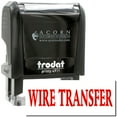 thumbnail image 1 of Self-Inking Wire Transfer Stamp, Trodat Printy 4911, Press and Print Stamping, Impression Size 5/8" x 1-1/2", Up to 10,000 Impressions - Red Ink, 1 of 10