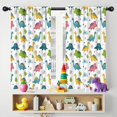 thumbnail image 5 of Blackout Kids Curtains,White Dinosaurs Clouds Leaves Pattern Childrens Insulated Curtains Set Of 2,Bedroom Essentials,Toddler Room Decor 42"x54", 5 of 5