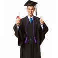 thumbnail image 5 of Graduation Season Honor Cord with Tassels for Bachelor, Master, Doctoral Ceremony, 68 Inch Cotton Honor Ropes Graduation Decorative Ribbon Necklace Props Accessory, 1Pc, Multicolor(Purple,68x1"), 5 of 7