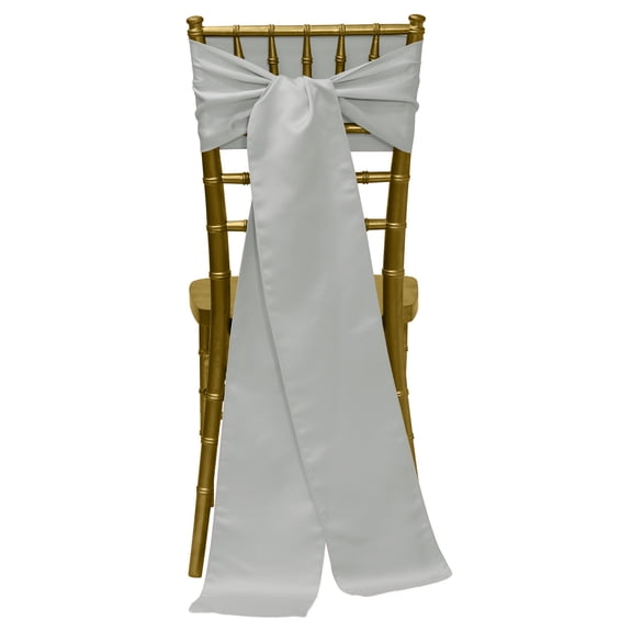 Ultimate Textile Bridal Satin 8 x 100-Inch Chair Tie Sash Duchess