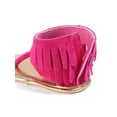 thumbnail image 7 of Nicesee Infant Baby Girls Tassel Sandal Summer Shoes Anti-slip Newborn Prewalker 0-18 Months, 7 of 7