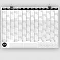 thumbnail image 6 of SDJMa 2024 Yearly Wall Calendar, Jan. 2024 - Dec. 2024, Gaint Annual Year Wall Calendar with 4 Transparent Double-side Tapes and 2 Stickers, Thick Paper, 30" x 21"(Open), 6 of 9