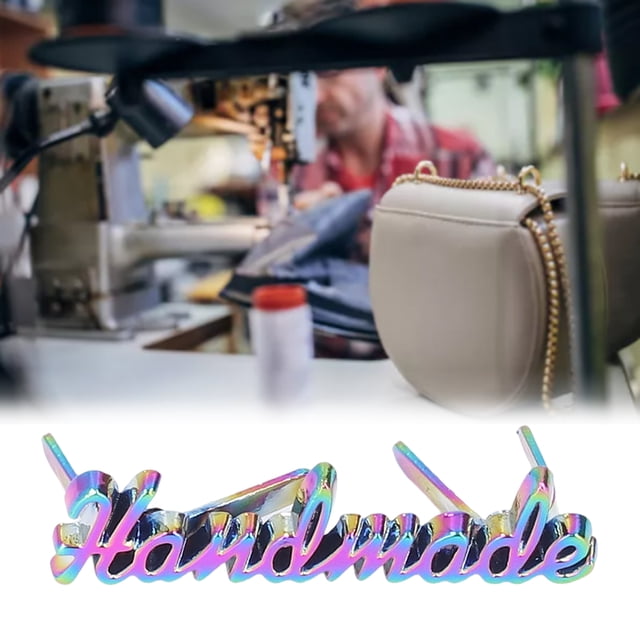 Etiquetas Hechas A Mano, Mano De Obra Fina Etiqueta Hecha A Mano Exquisito Exterior Peso Ligero Diseño Colorido Estilo Retro Para Maletas Para Billetera Para Ropa