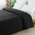 thumbnail image 5 of Mainstays Black Solid Print Hypoallergenic Down Alternative Comforter, Twin XL, 5 of 10