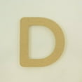 thumbnail image 1 of Package of 1, 18 Inch X 3/4" Thickness MDF Letter D in The Gotham Rounded Font, Thick, Upper Case for Art & Craft Project, Made in USA, 1 of 4