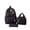 Black, variant on Weebloom Bow School Backpack With Lunch Box Pencil Case For Kids Girls Cute 3Pcs School Bags Set Large Capacity 3 Piece Cute Cartoon Travel Large Bookbag Middle High School College Black