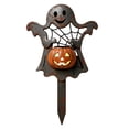thumbnail image 2 of Halloween Themed Metal Courtyard Ground Stake Ornament,12in,Weatherproof Porch Yard Spooky Decor, Outdoor Festival Figurine Shipped for Garden Lawn Front Porch Layout, 2 of 7