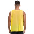 thumbnail image 2 of YONGHS Débardeur en Résille pour Hommes Débardeur Sans Manches Sport Jaune L, 2 of 7