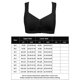 thumbnail image 2 of Conjunto de lencería Sujetadores de cierre fácil para mujer, sujetadores deportivos diarios sin aros, ropa interior femenina de mediana edad Cgtredaw Negro T 48 para Mujer, 2 of 5
