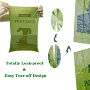 Dog Poop Bag 26 Rolls (390 Counts), Biodegradable Dog Waste Bags With 1 Free Dispenser, Eco-Friendly Leak Proof Pet Waste Disposal Refill Bags (Scented)