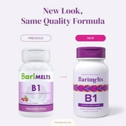 BariMelts علاج السمنة فيتامين B1 أقراص سريعة الذوبان، 90 عدد، نكهة التوت