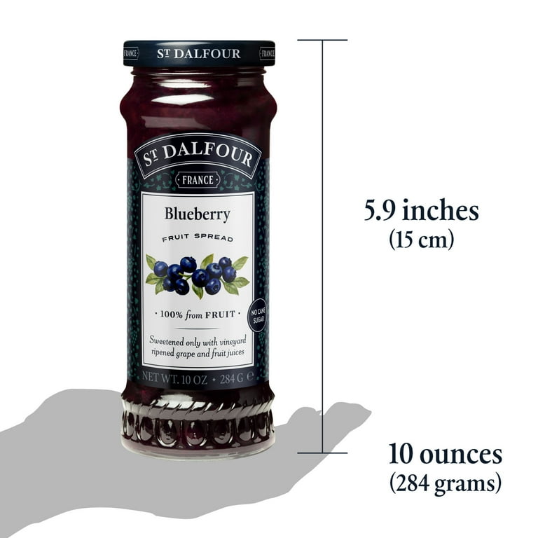 St Dalfour 100% Natural Fruit Spread - Deluxe Wild Blueberry