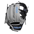 thumbnail image 1 of Wilson 2024 A900 PF1125 Pedroia Fit 11.25 Guante de béisbol Infield - Gris/Negro/Royal Tiro para mano derecha, 1 of 5