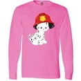 thumbnail image 3 of Inktastic Fireman Dog, Cute Dog, Puppy, Doggo, Dalmatian Long Sleeve T-Shirt, 3 of 5