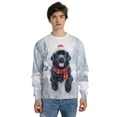 thumbnail image 4 of Playful Newfoundland Welcomes Winter Snowy Day with Cardinal Bird All Over Print 3D Sweatshirt Unisex Merch Newfie Dog Lover Gifts - 2017, 4 of 6