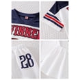 thumbnail image 4 of PureChapter Girls Clothing Sets Color Block Short Sleeve T-Shirt & Pleated Skirt 2 Piece Back to School Outfit for Kids 7-14, 4 of 8