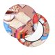 thumbnail image 2 of Balery Gnomes Books Tea Cups Fundas de asiento para taburete de bar redondo de tela de terciopelo ajustables que protegen de arañazos y manchas para sillas de 14 a 17 pulgadas.-12 inch, 2 of 7