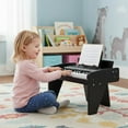 thumbnail image 2 of Costway 25 Keys Digital Piano with Music Stand,Teaching Mode,Lighted Keys, Adjustable Speed Black, 2 of 10
