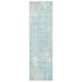 thumbnail image 2 of SAFAVIEH Runner Rug 2'2"x7' - Evoke Collection - Traditional Design, Ivory & Aqua, Non-Shedding & Easy Cleaning, Ideal for Living Room, Bedroom, Dining Space, Entryway, Hallway, Kitchen, 2 of 11