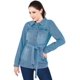 thumbnail image 1 of Chamarra Larga de Mezclilla Stretch de Mujer Devendi Devendi Denim Co. 242-46, 1 of 1
