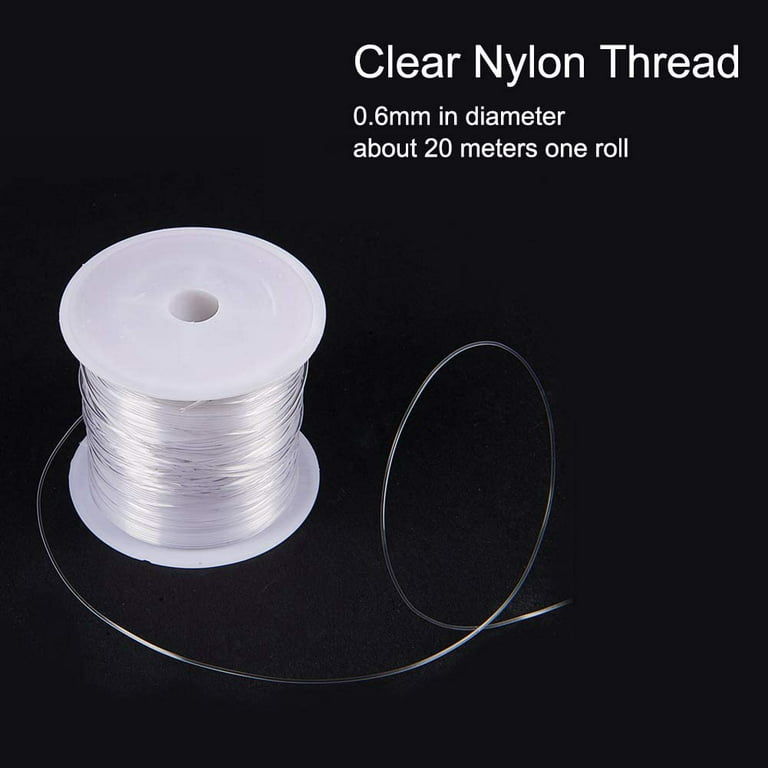 Clear Fishing Wire,546YD Monofilament Fishing Line,Clear String for Hanging,USA