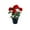 Red, variant on Plant Pots Simulated Crabapple Flower Potted Plants Are Suitable For Home And Office Decoration Plastic Flower Pots