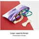 thumbnail image 4 of sweethay Bolsa de maquillaje de Color degradado, bolsas de teléfono para mujer, bolsa de tarjeta de crédito de gran capacidad, bolso de dinero Almacenamiento y organización del hogar Rosa, 4 of 6