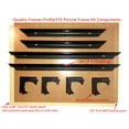 thumbnail image 3 of Quadro Frames 14X24 Inch Picture Frame Black Style P375-3/8 Inch Wide Molding, 3 of 5
