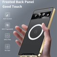 thumbnail image 6 of Decase Compatible with Google Pixel 7 Pro Case, Ultra Slim Magnetic Frosted Metal Case with Wireless Charging Shockproof Protective Case for Google Pixel 7 Pro, Gold, 6 of 11