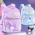 thumbnail image 2 of Mochila de estudiante Sanrio de dibujos animados genuinos mochila Kuromi estilo Kt hombros de gran capacidad, 2 of 4