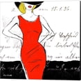 thumbnail image 3 of Fashion Design A by Rick Novak Canvas Art Set of 2 14 inch X 14 inch Each, 3 of 4