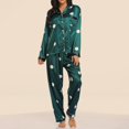 thumbnail image 2 of asddcavvf Ensembles de Pyjama pour Femmes 2 Pcs Extensibles Couleur Ding Pyjama Maison Femme, 2 of 9