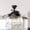 Black 1, variant on Parrot Uncle 42-Inch Contemporary Chandelier Ceiling Fan with Incandescent Lights and Remote Control