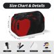 thumbnail image 5 of Disketp Black Dog Red Background Estuche de Lápices de Doble Capa con Tapa Abatible y Cremallera, Organizador Escolar para Adolescentes y Adultos, 5 of 7