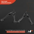 thumbnail image 4 of A-Premium Pair Front Lower Control Arm with Ball Joint Compatible with Chevrolet Silverado 1500 Tahoe Suburban Avalanche GMC Sierra 1500 Yukon Escalade, 4 of 8